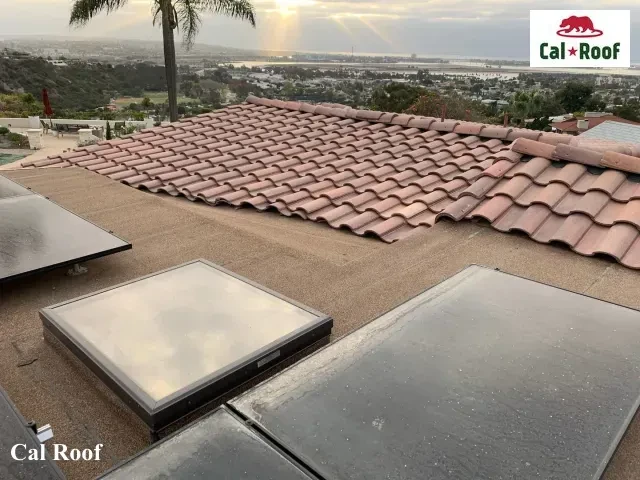 Rooftop with Solar Panels and Scenic View