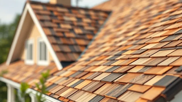 Enhance your home’s charm with beautiful wood shake roofing that stands the test of time.